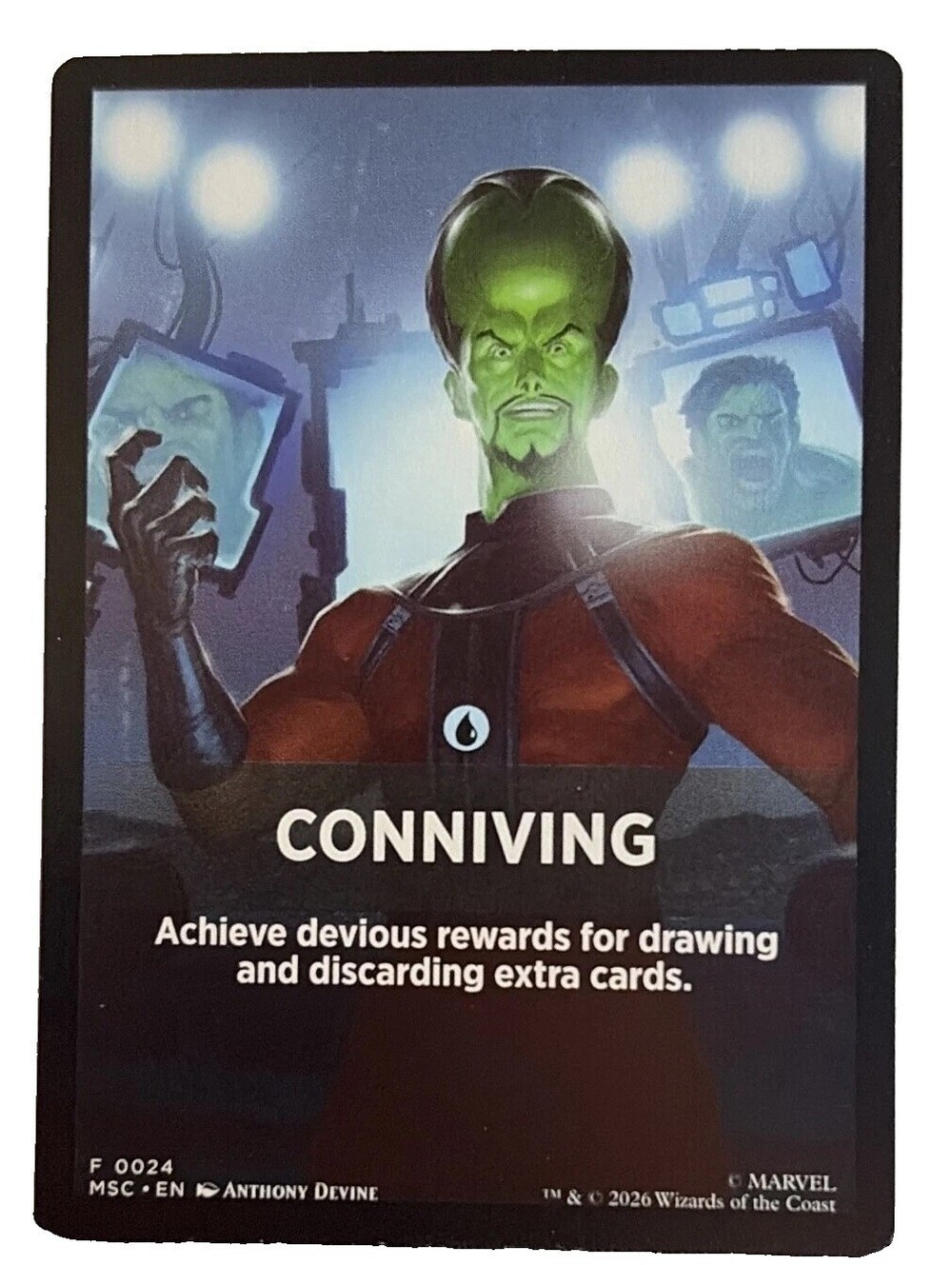 Conniving Theme Card Commander: Marvel Super Heroes Regular